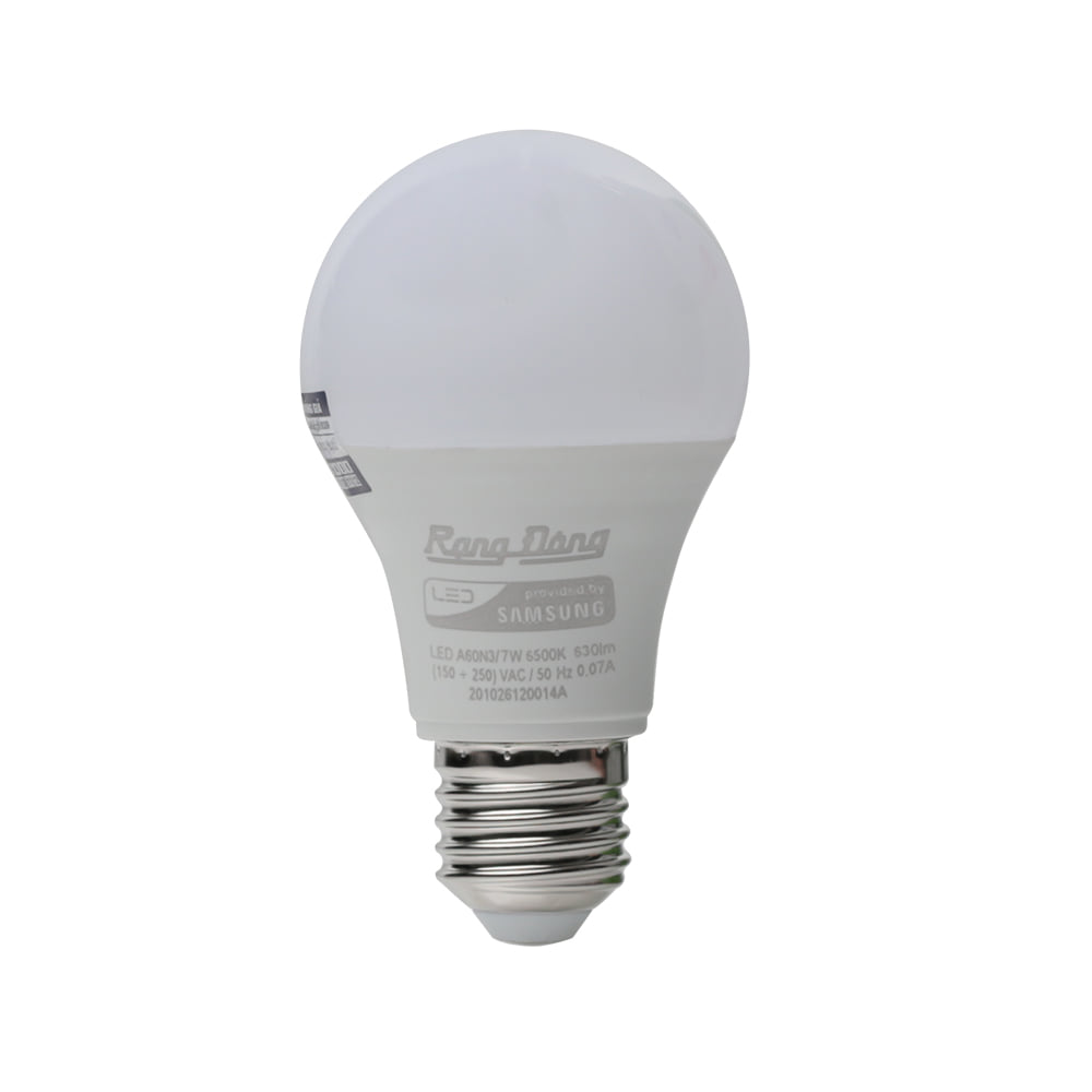 Bóng đèn LED BULB Tròn Rạng Đông 7W Model: A60N3/7W