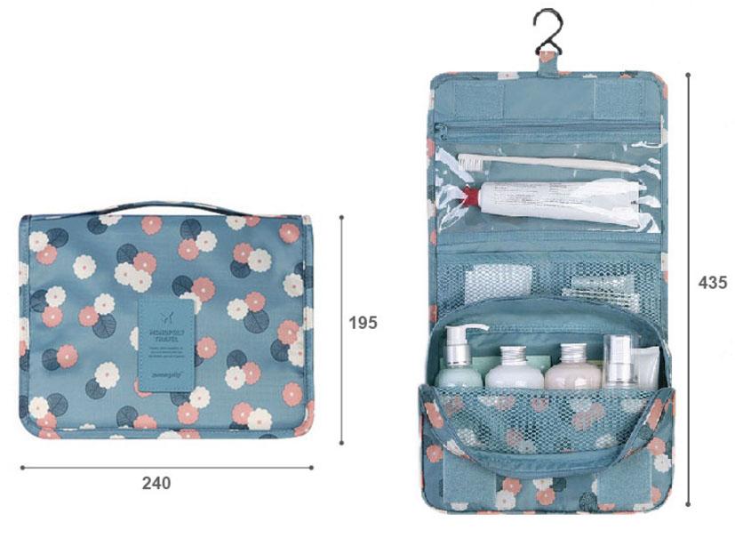 Multi-Purpose Foldable Cosmetic Bag