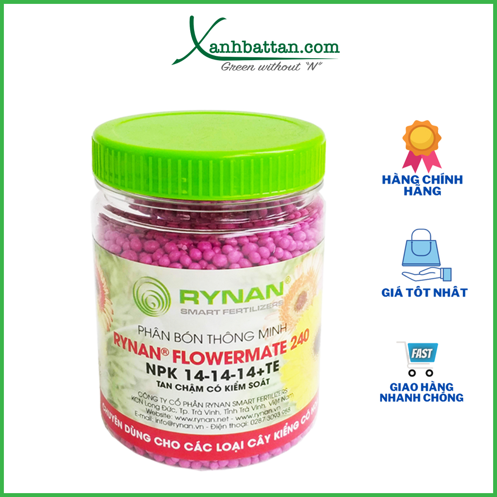 Phân Tan Chậm Cho Lan Rynan Flowermate 240 Dạng Thông Minh