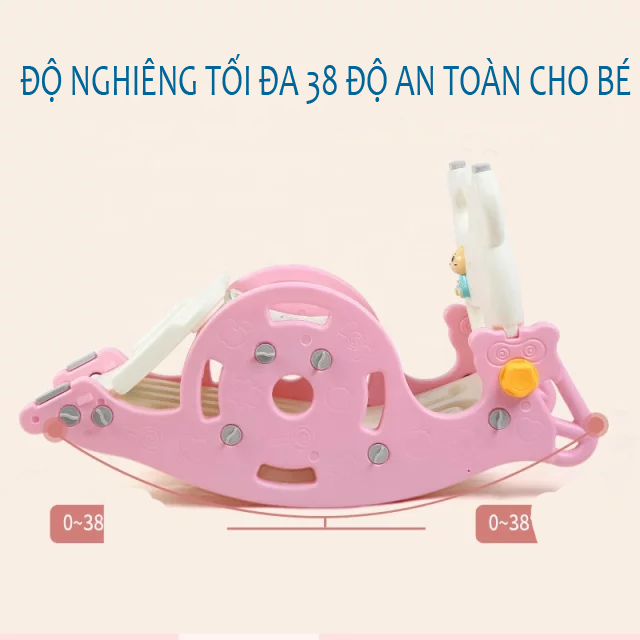 Cầu trượt bập bênh 3 in 1,