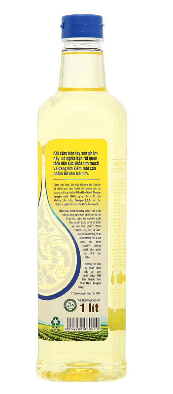 1 chai dầu ăn simply 1L