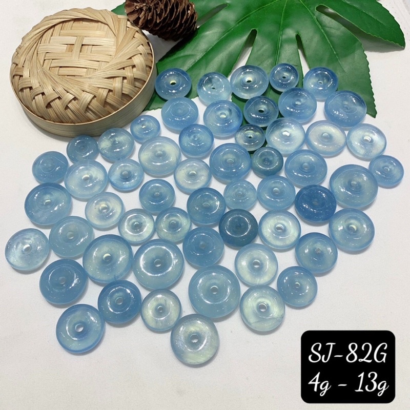 Đồng Điếu Aquamarine 5A nhiều Size Đẹp