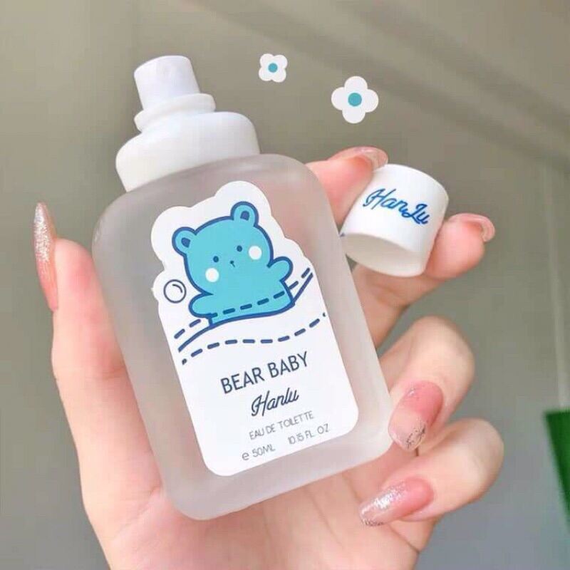 Nước Hoa Xịt Thơm BEAR BABY trẻ em 50ml (tránh muối đốt cho bé)