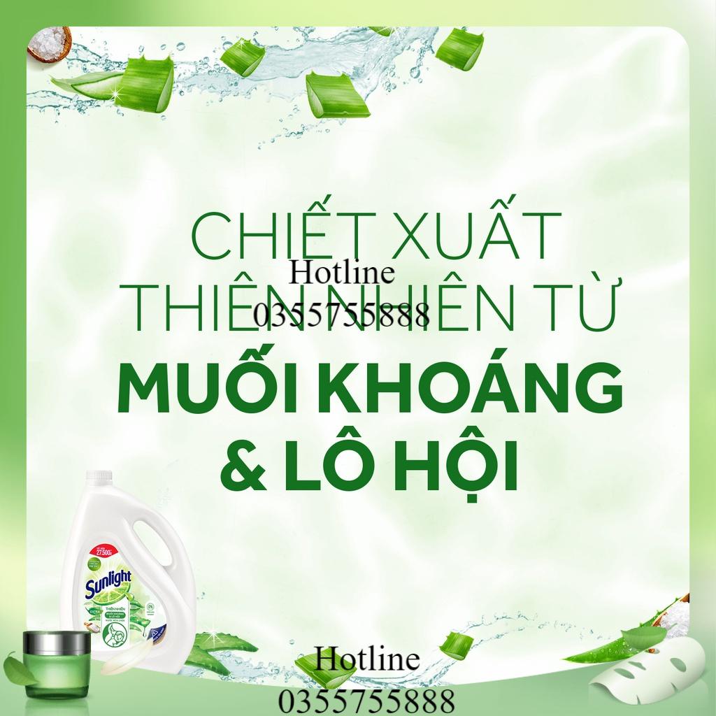 Nước rửa chén Sunlight Thiên nhiên can 3,6kg