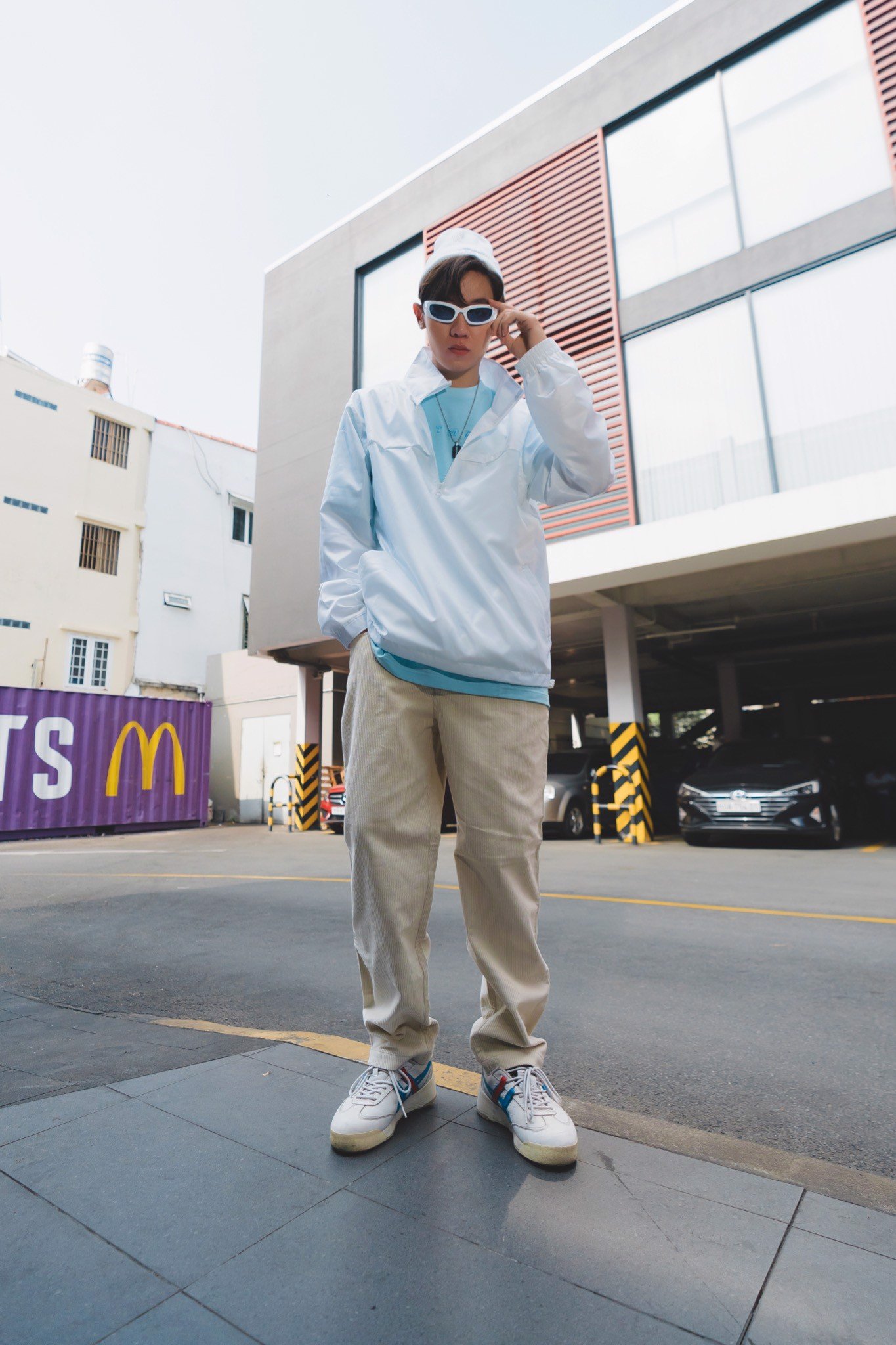 Grimm DC Corduroy Straight pants // Beige