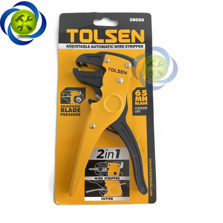 [HCM]Kìm tuốt dây điện Tolsen 38050