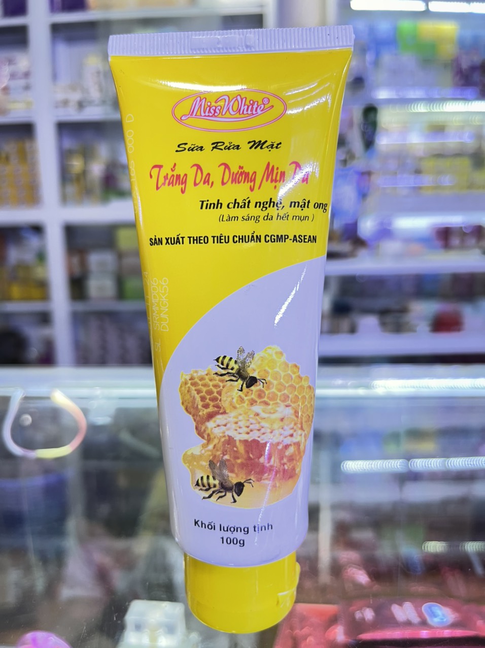 Sửa Rửa Mặt MissWhite Nghệ Mật Ong 100g