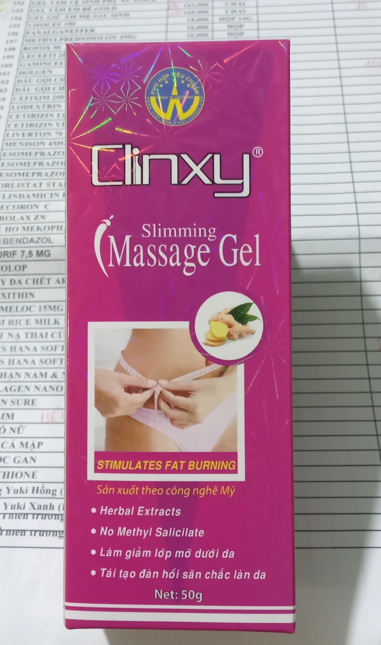Gel massage bụng giúp thon gọn săn chắc bụng clinxy