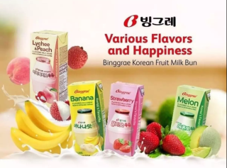 Đủ Vị - Lốc 6 Hộp Sữa Trái Cây Binggrae Hàn Quốc Hộp 200ml thumbnail
