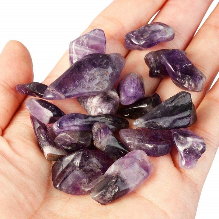 100g Đá Thạch Anh Tím Vụn Tự Nhiên 100%