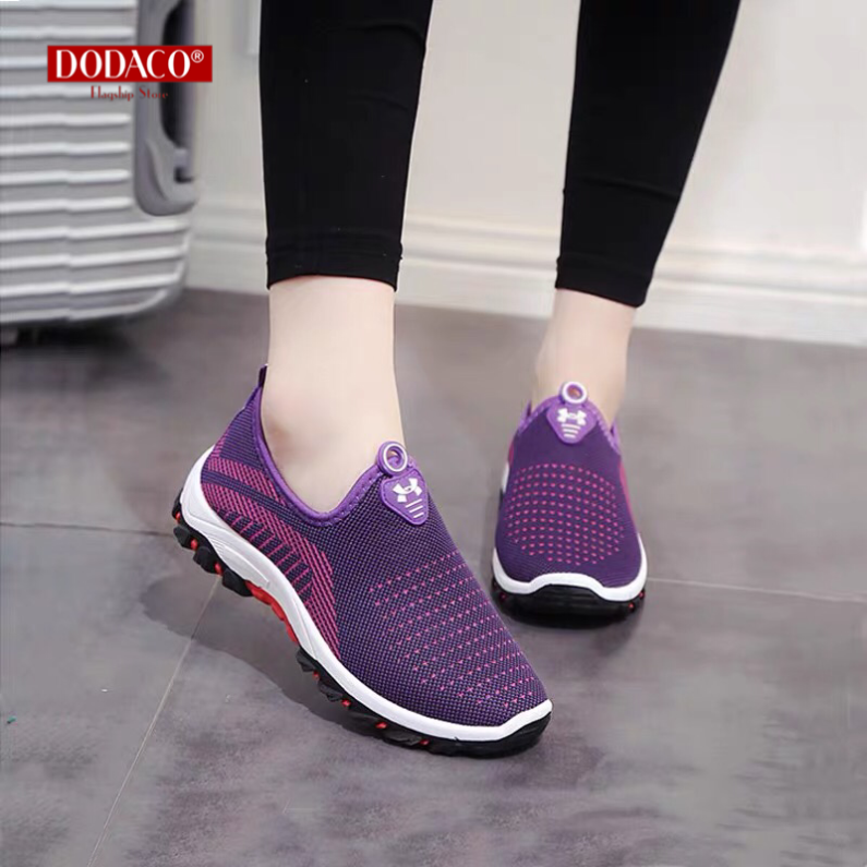 Giày lười nữ giày mọi nữ slip on DODACO DDC2025 A67 giá rẻ