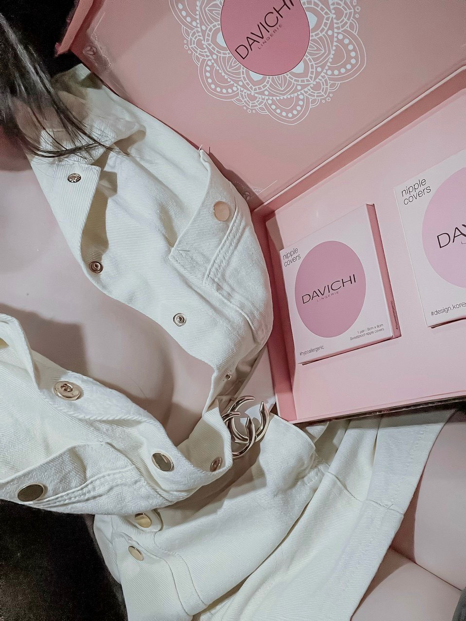 Miếng Dán Ngực Davichi Nâng Ngưc ôm khít siêu mỏng