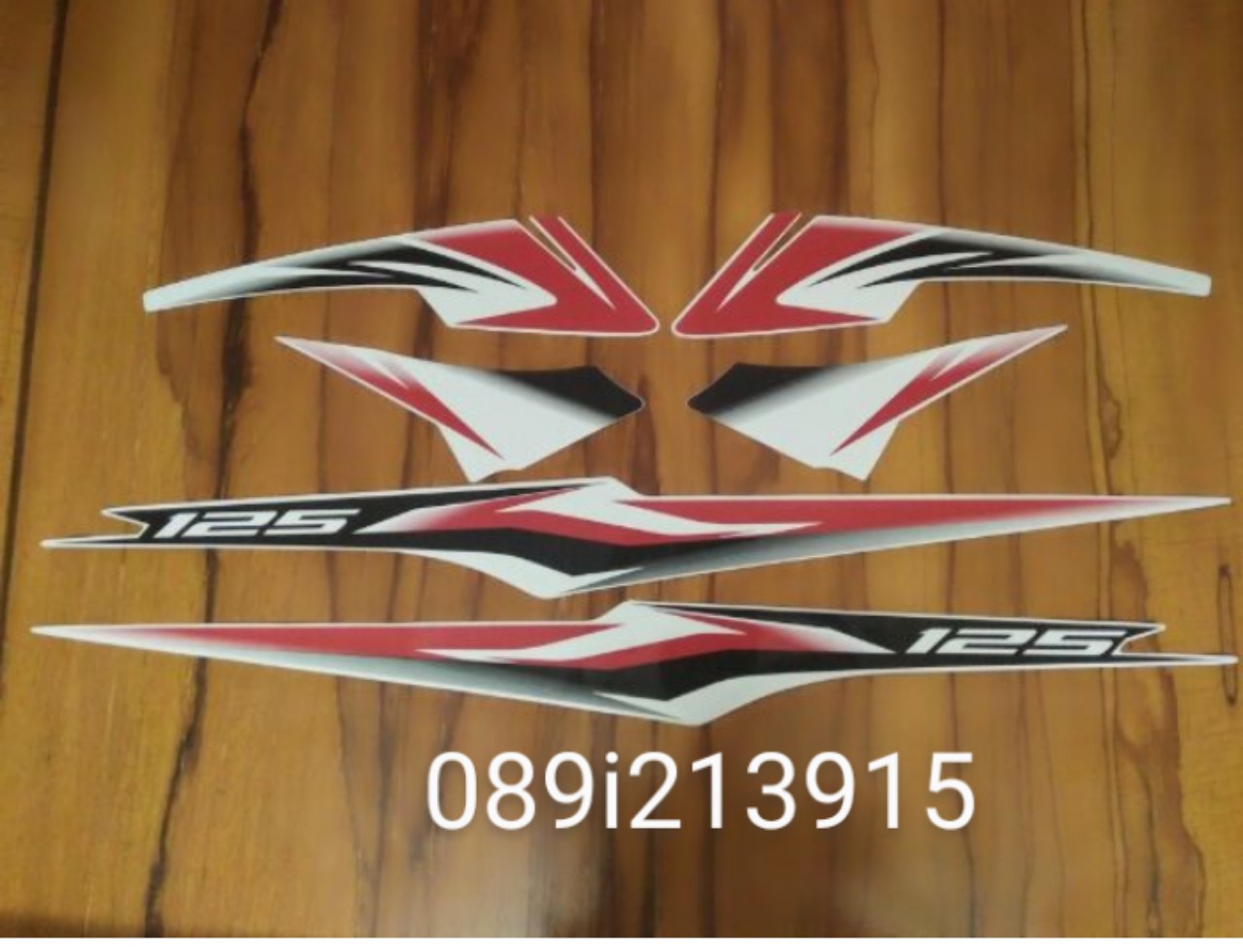 Bộ tem Airblade 125 màu trắng đỏ 2013 Nhập Thái