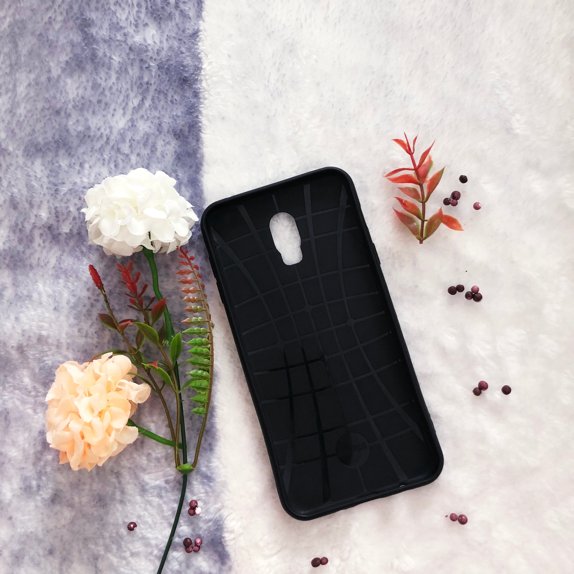 [Nhiều Mẫu] Ốp lưng dẻo Samsung J7 Plus (Thân đen - in hình siêu cute)