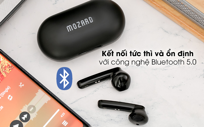Tai nghe Bluetooth True Wireless Mozard DT920 Đen