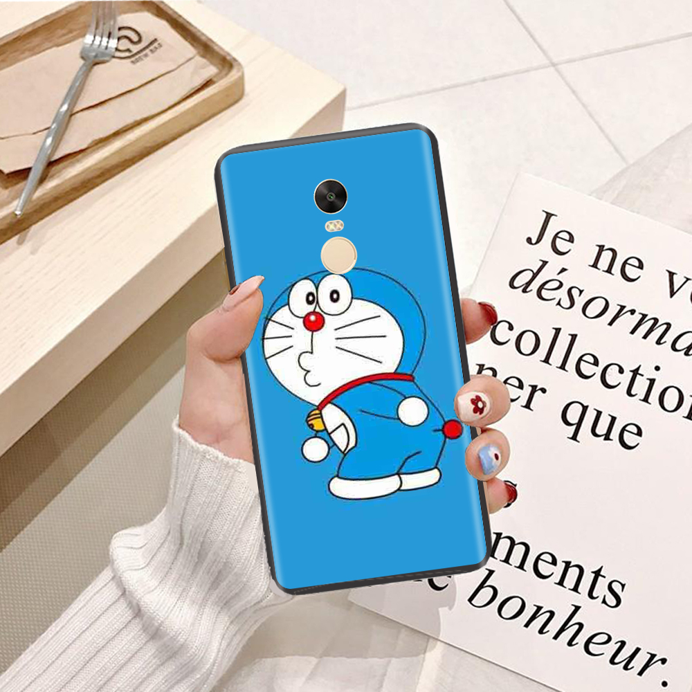 Ốp lưng điện thoại Xiaomi Redmi 7A / Redmi Note 4 / Redmi Note 4X / Redmi Note 5 Pro / Redmi Note 5A / Redmi Note 5A Prime viền dẻo TPU BST Doremon Nhảy Múa