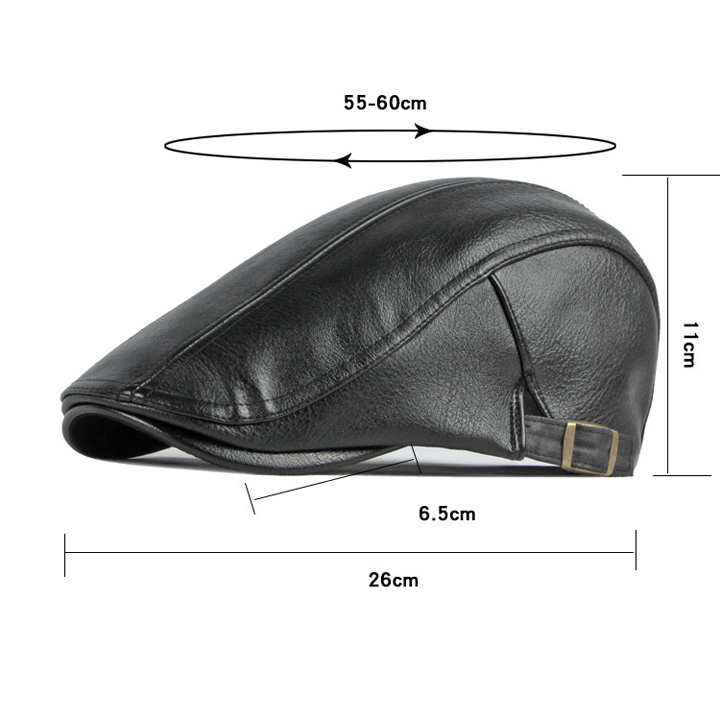Mũ nồi bê rê nón beret da nam ARM-1283