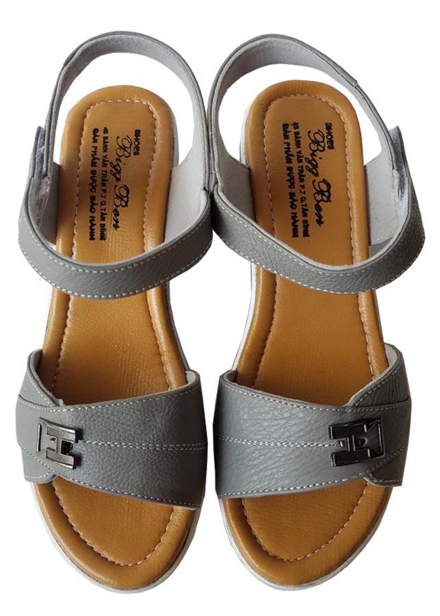Sandal Xuồng Nữ BIGGBEN Da Bò Thật SDXB10