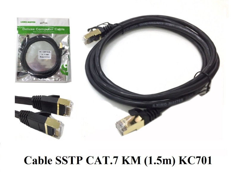 Bảng giá Cable Lan SSTP Cat7 Kingmaster 1,5m 3m 5m 10m 15m Phong Vũ