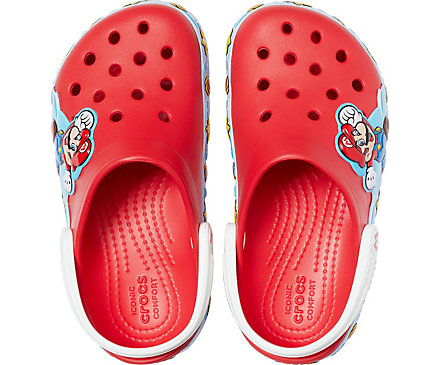 SỤC CROCS TRẺ EM- IN HÌNH NHÂN VẬT MARIO 3D