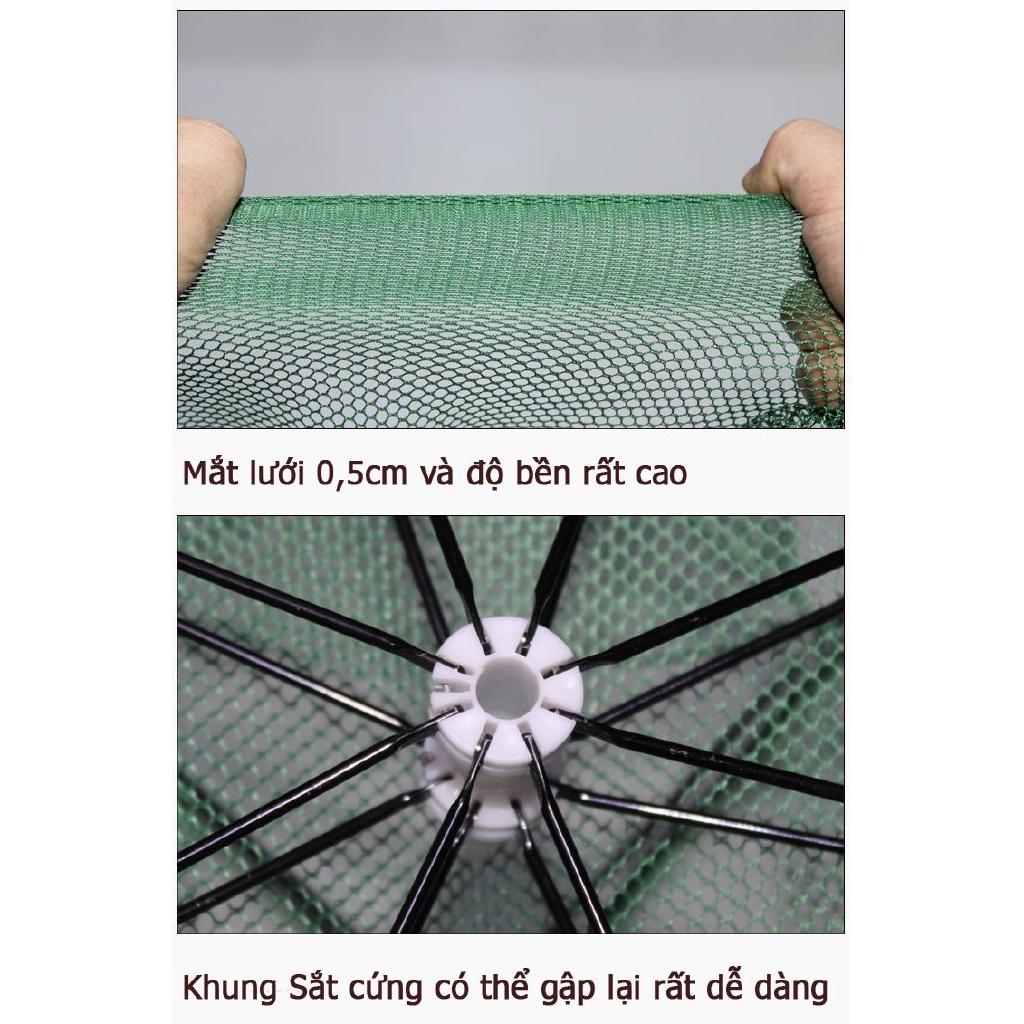 Lồng đánh bắt cá bát quái. Kích thước: 8 cửa