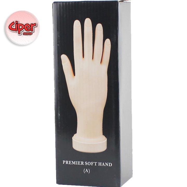 Bàn tay Silicon học làm Móng - Nail