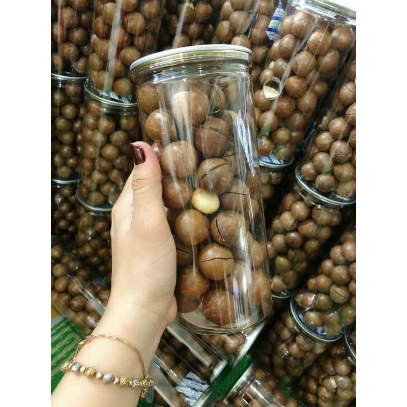 500gr hạt macca sấy nứt vỏ loại 1