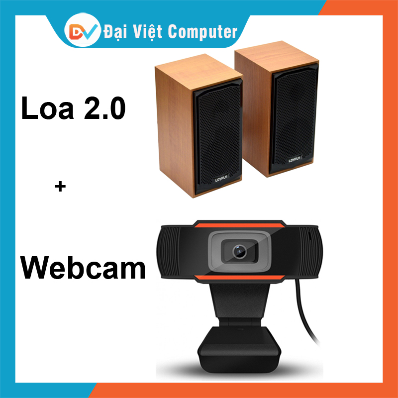 Combo Webcam + Tai nghe hoạc Webcam + Loa 2.0 WC LDV