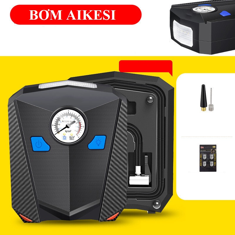 Bơm lốp ô tô - bơm điện tử tự ngắt AIKESI SUITU