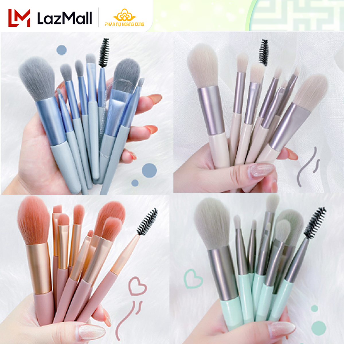 Cọ trang điểm, cọ makeup, lông mềm Phấn Nụ Hoàng Cung
