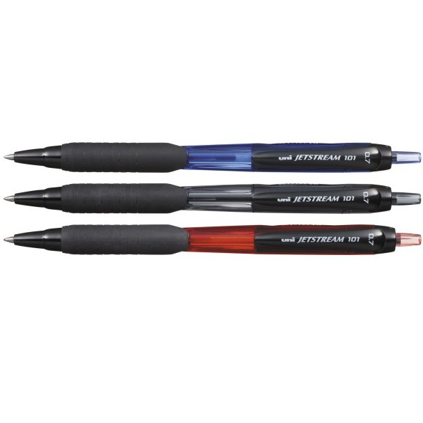 Bút bi uni jetstream sxn-101 nét 0.5 và 0.7mm dạng bấm