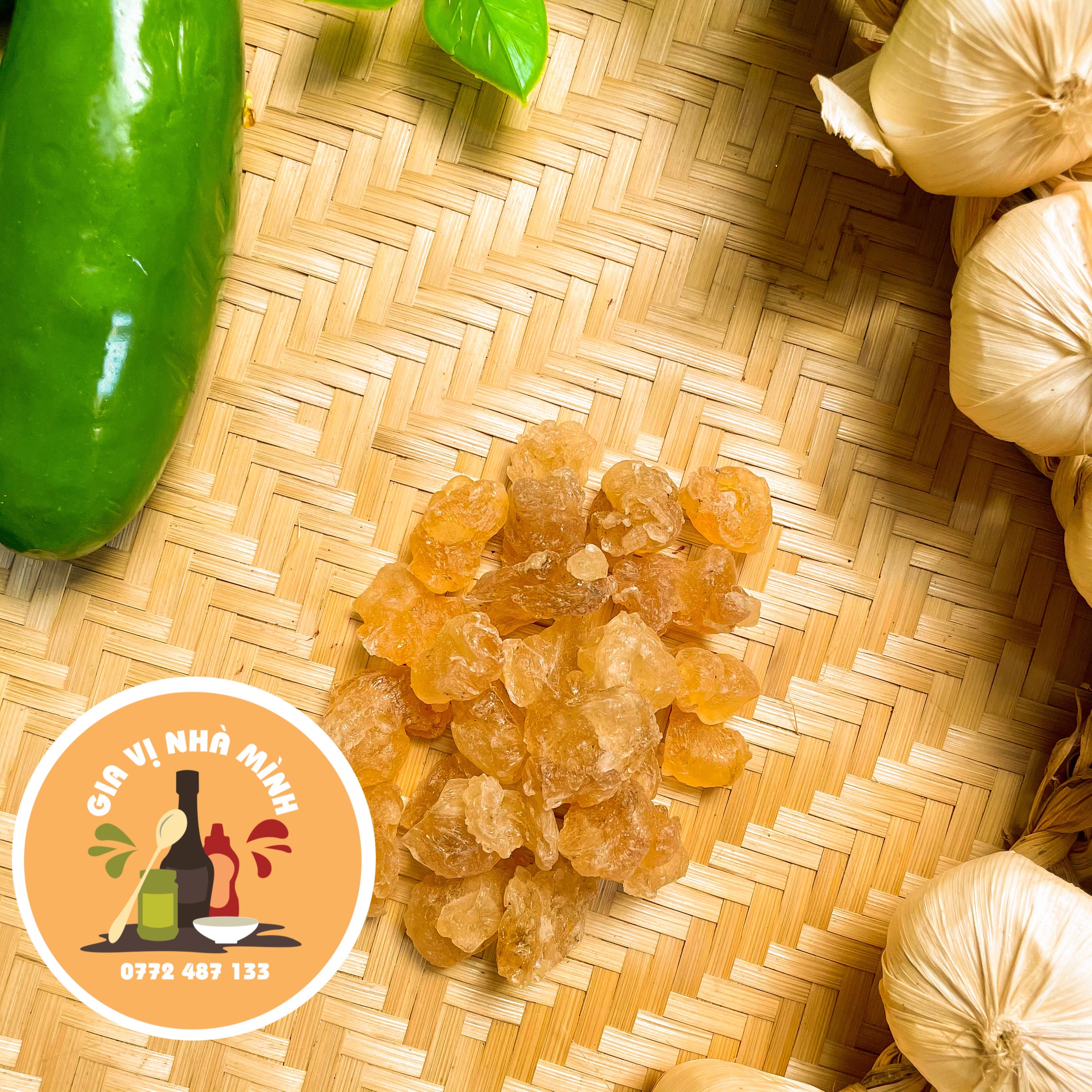 Mủ trôm khô loại ngon dùng để nấu chè -100gr-500gr