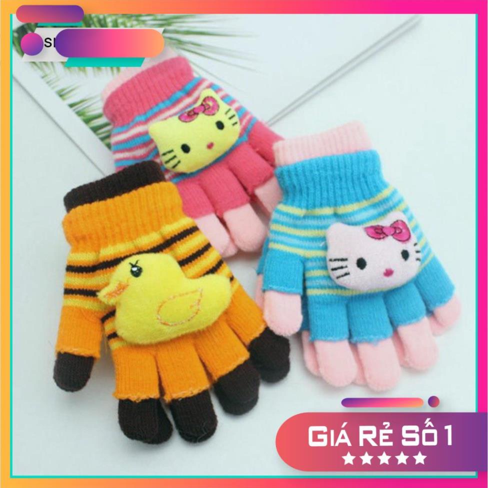 Bao tay len giữ ấm mùa đông lạnh cho bé trai gái cute ấm áp mềm mịn