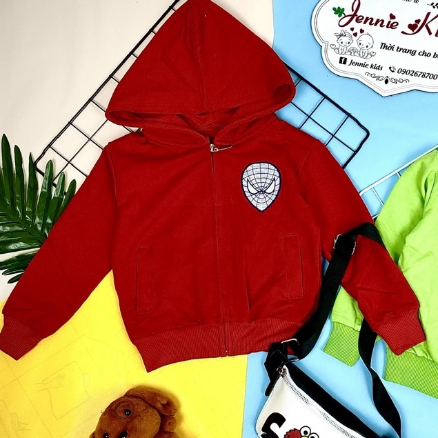 Xả hàng - Áo khoác bé trai áo khoác thu đông size đại vải thun cotton da cá Jennie 515