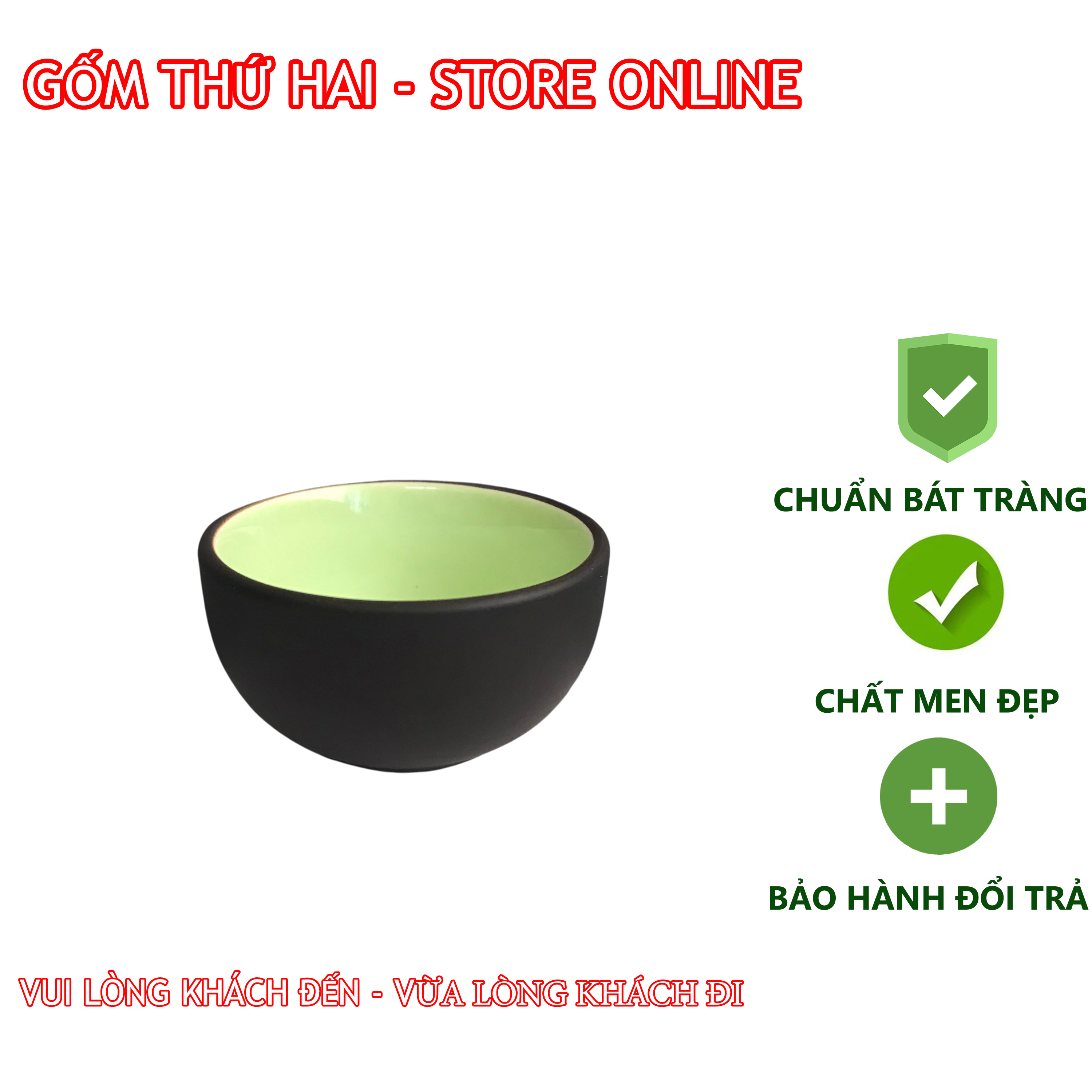 Chén trà Bát Tràng các loại - Gốm Thứ Hai