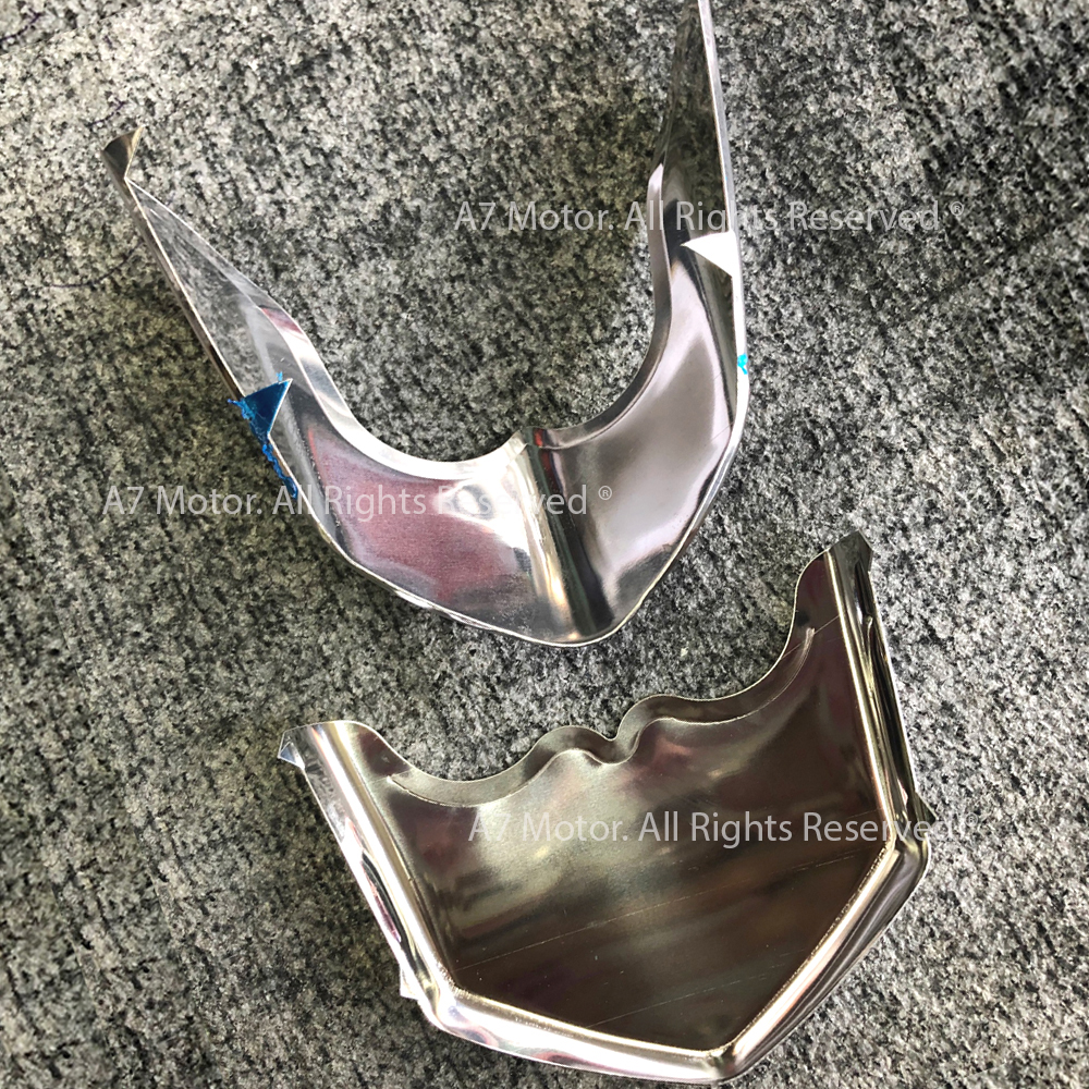 Ốp mỏ & đuôi dè future 125i inox 304
