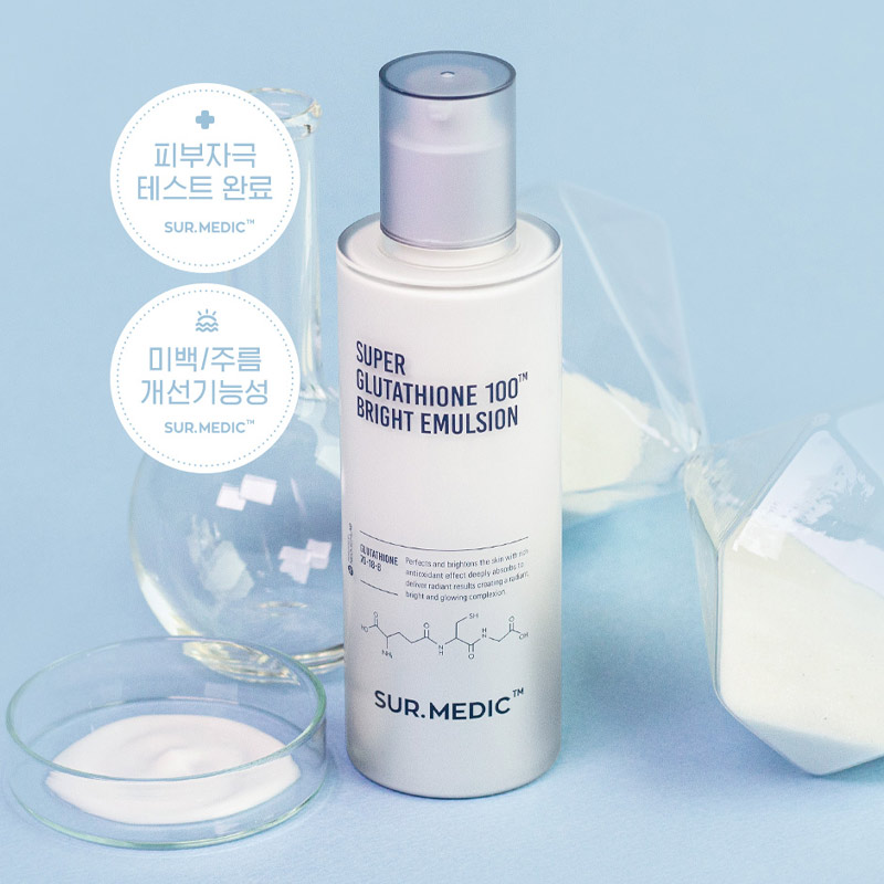 Sữa dưỡng trắng Sur Medic Super Glutathione 100 Bright Emulsion