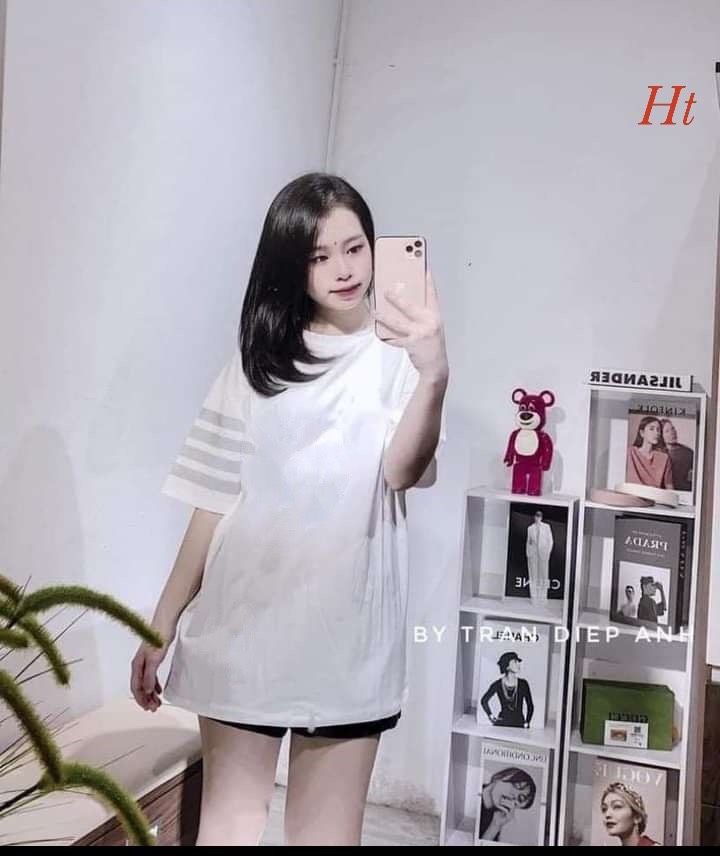 Áo phông 4 sọc tay🆘 chất cotton Su