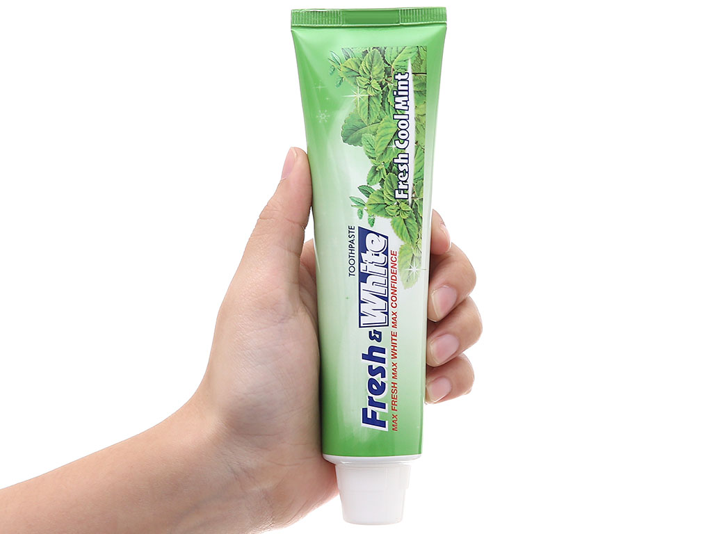 Kem Đánh Răng Fresh & White Mint Đen Chai Nhựa 160g - Ngừa Mùi Hơi Thở & Sâu Răng