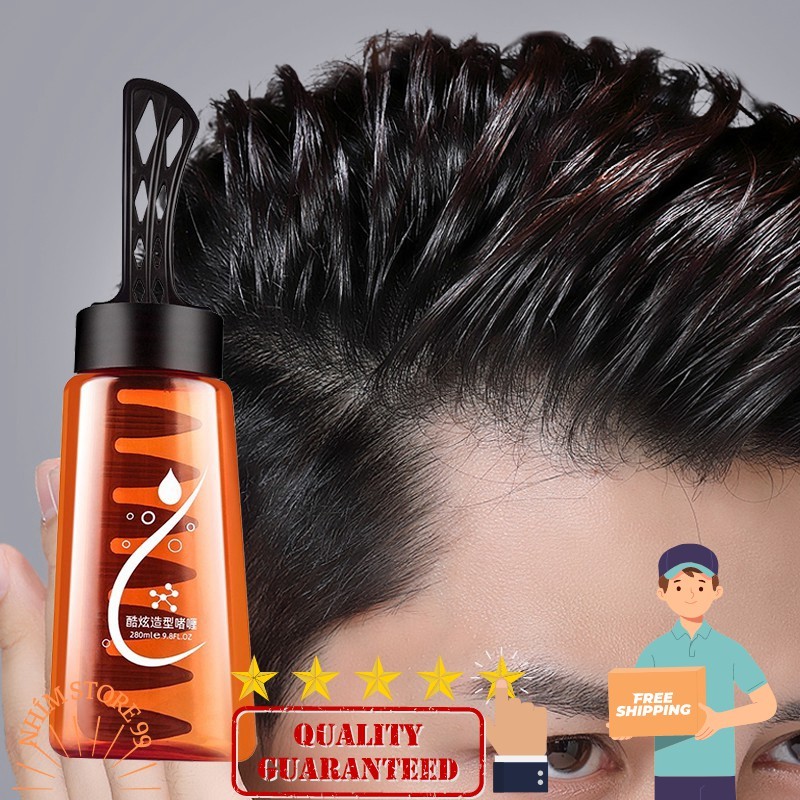 [GVT] Gel vuốt tóc kèm lược Keo tóc keo vuốt tóc nam cao cấp chai 280ml kèm lược tiện dụng thân thiện với mọi loại tóc - Hồng Hải Shop giá rẻ