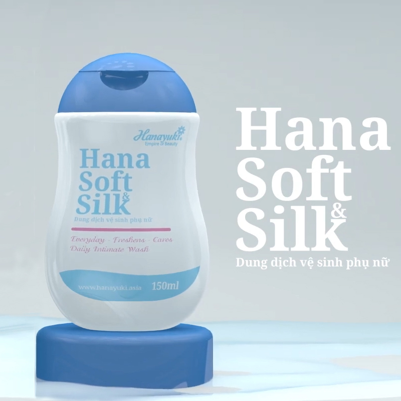 Dung Dịch Vệ Sinh Phụ Nữ Hana Soft Silk Hanayuki nhập khẩu