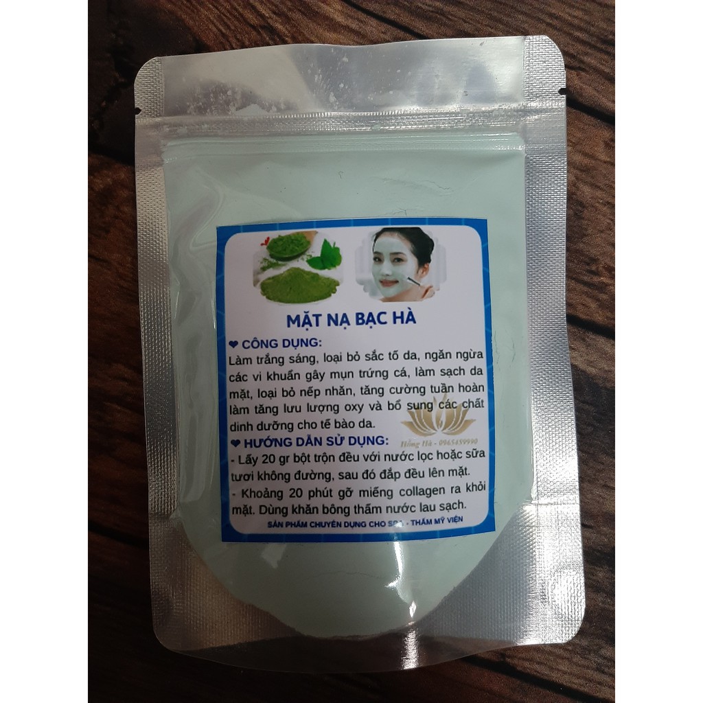 1kg Bột Bạc Hà (mặt nạ dẻo Bạc Hà) Handmade