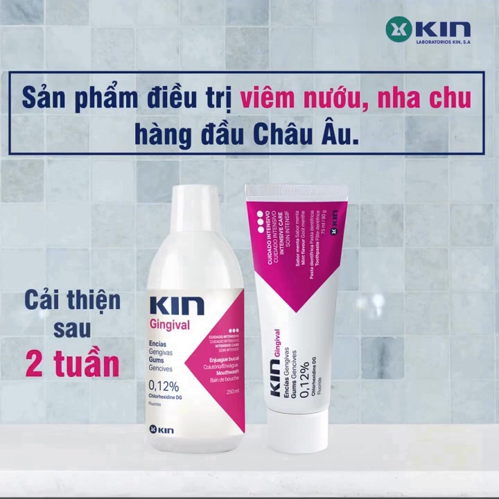 Nước súc miệng ngừa viêm nướu Kin Gingival 250ml
