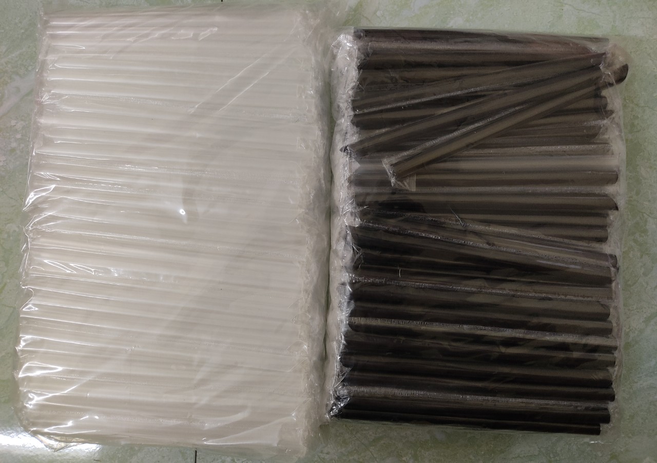 Ống hút nhựa trân châu phi 12 (10 ống)