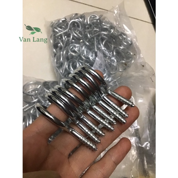 Combo 10 Khoen ốc vít - đinh tròn, móc tròn đa năng