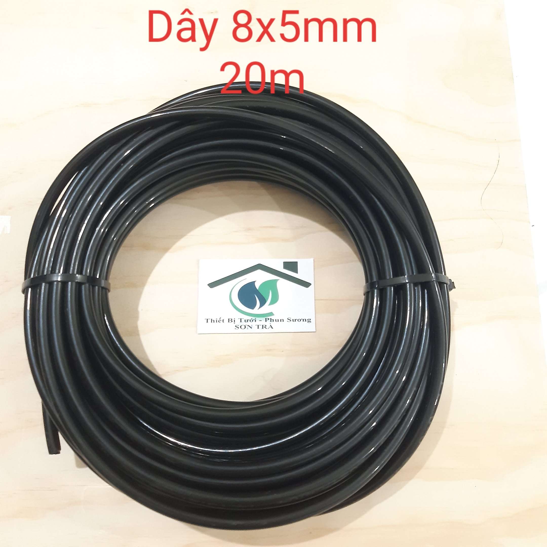[HCM]Dây phun sương PE đen 8mm- Cuộn 20m
