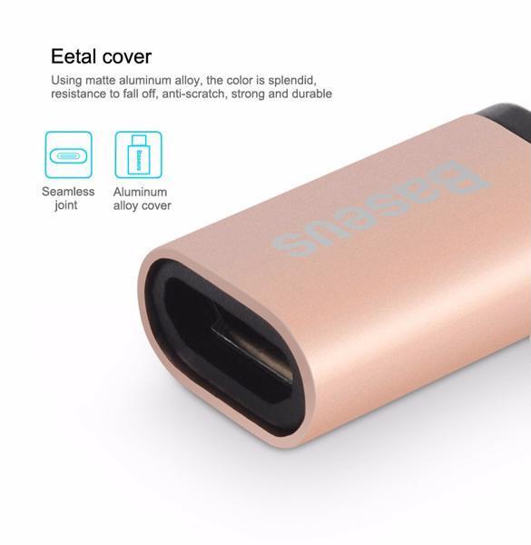 Đầu chuyển Baseus Micro USB sang USB Type C 3.1