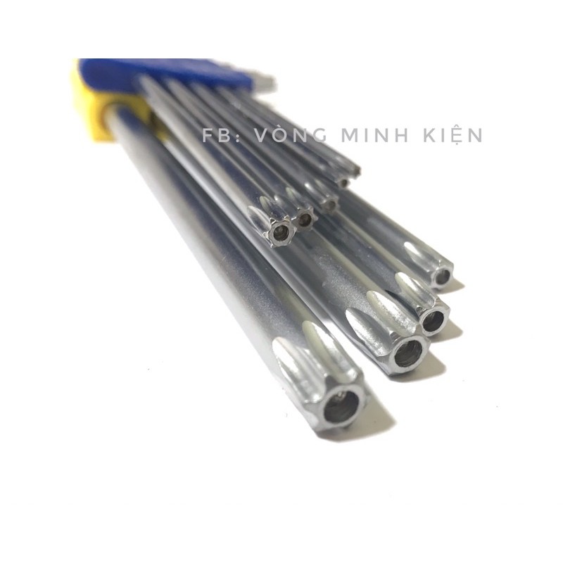 Full bộ 9 món lục giác bông vặn ốc titan