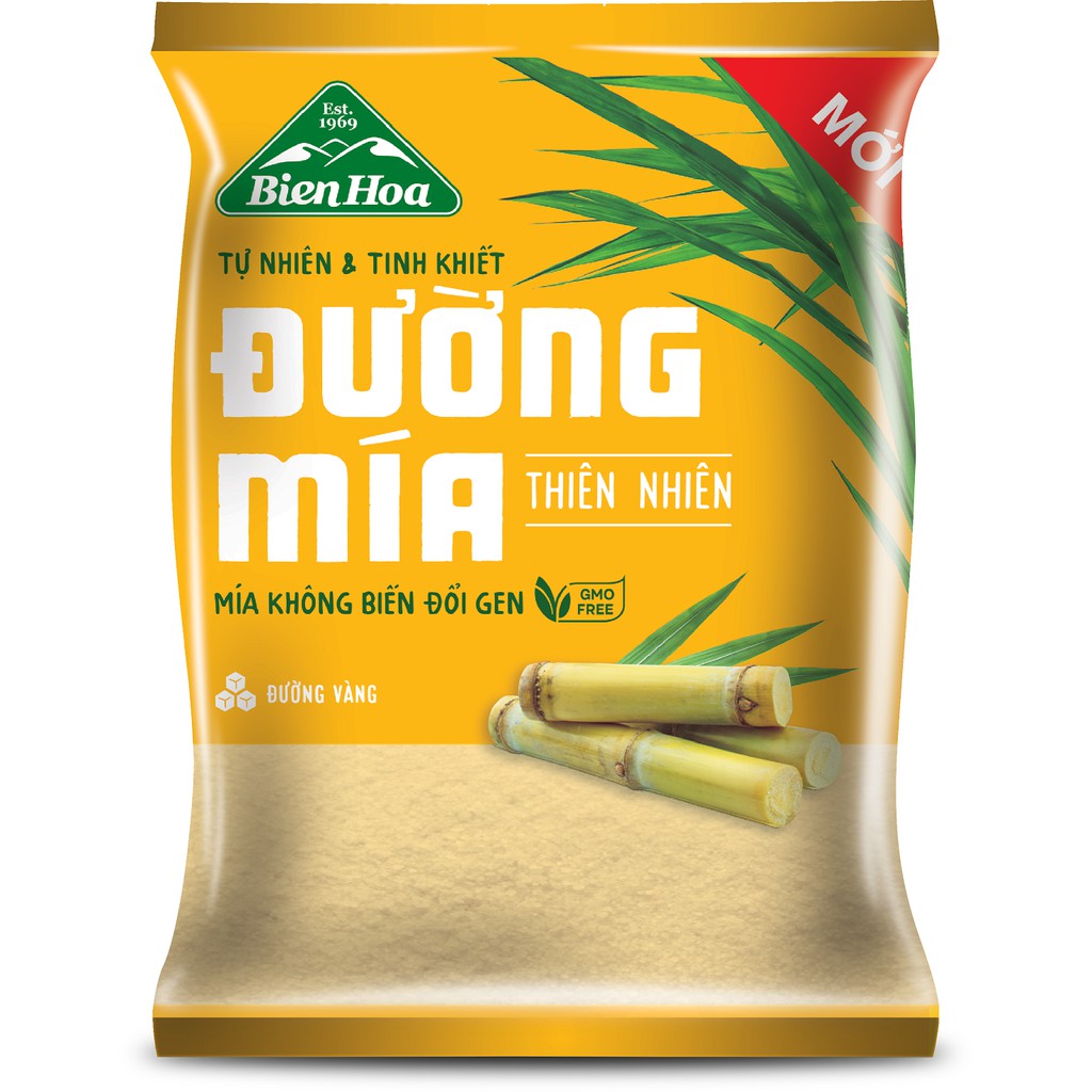 Đường vàng mía thiên nhiên biên hoà 1kg