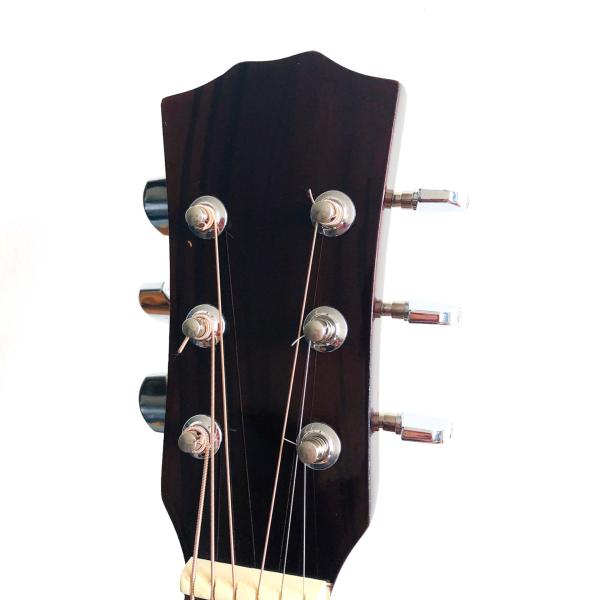 Khóa đàn guitar Acoustic - Khóa sắt - màu bạc - Shop đàn guitar uy tín giá tốt dành cho người mới tập